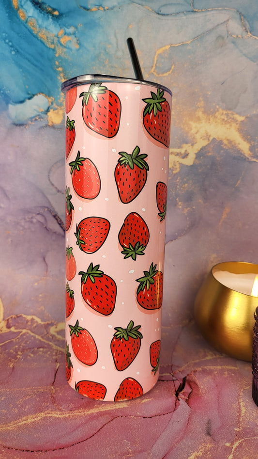 'Sweet Strawberries' Thermal Tumbler