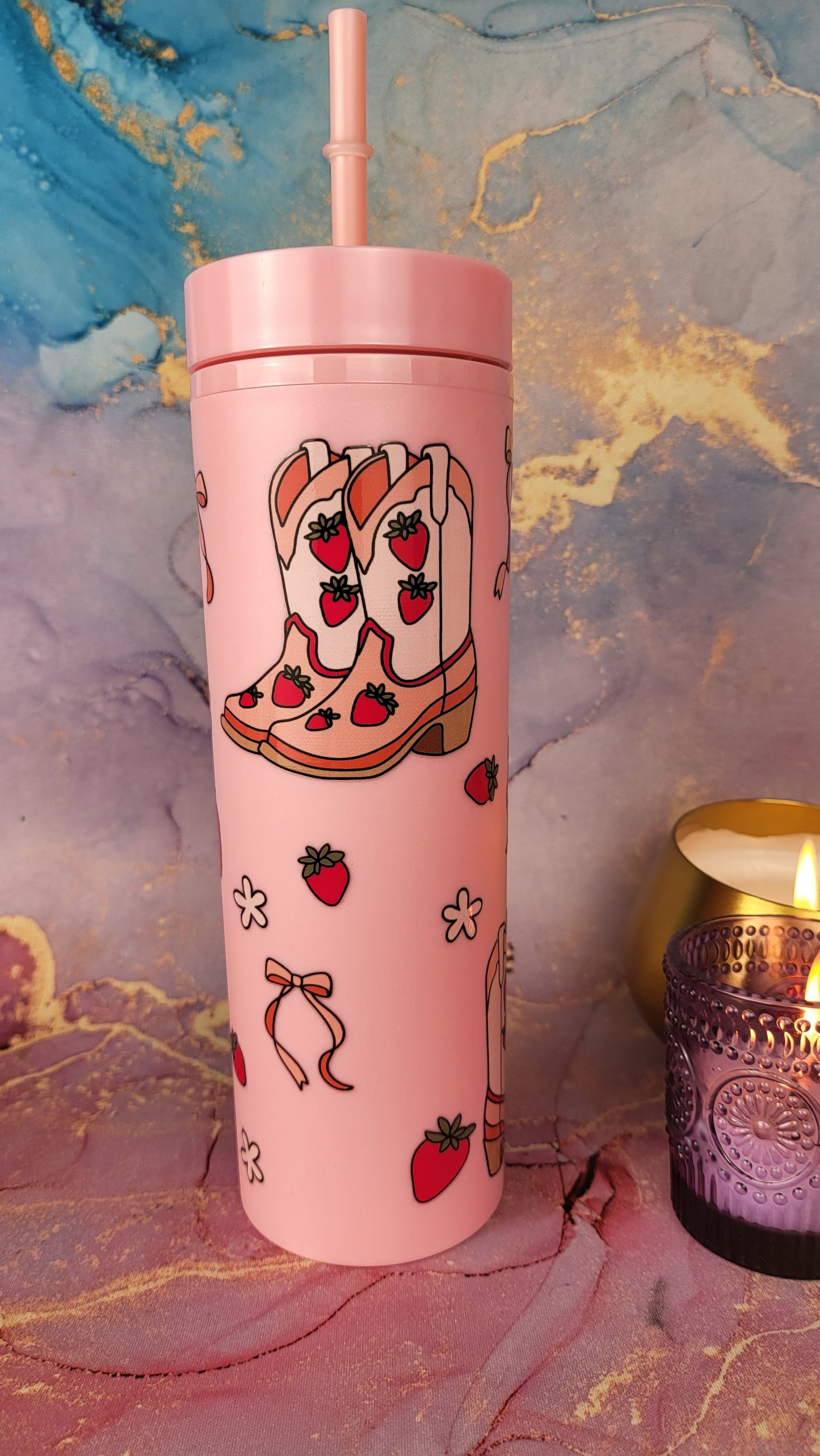 'Pink Cowgirl' 16oz Skinny Tumbler (Copy)