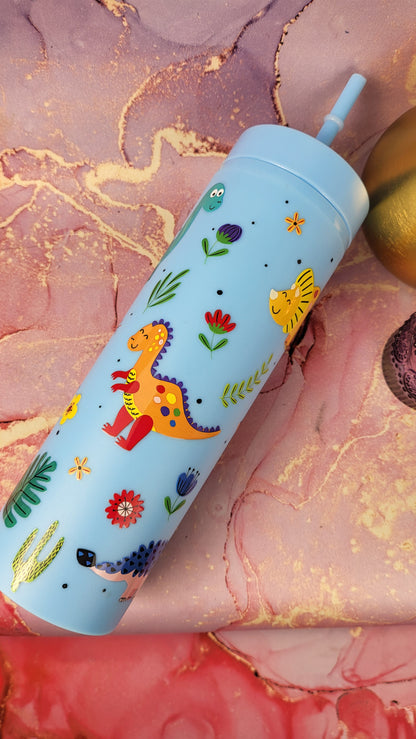 'Dino' 16oz Skinny Tumbler