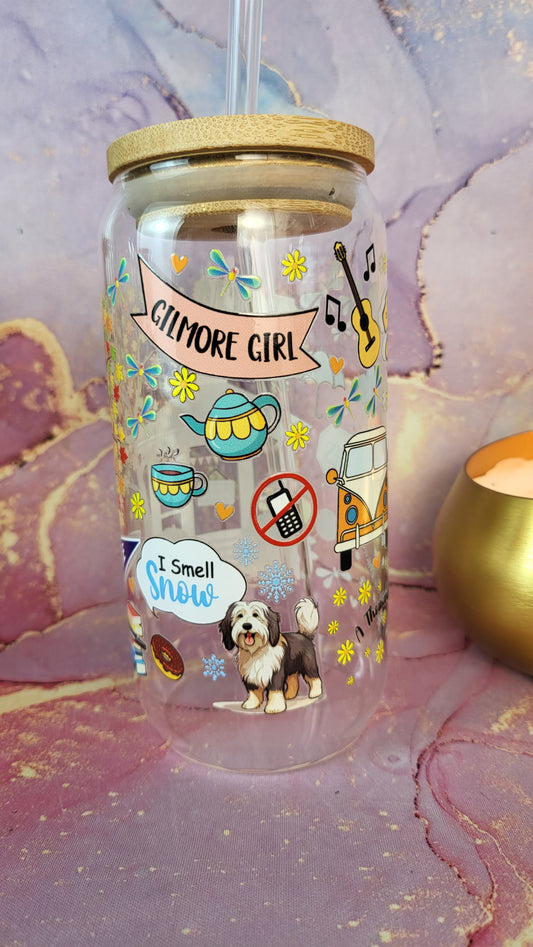 'Gilmore Girl' 16oz Libbey Glass Can
